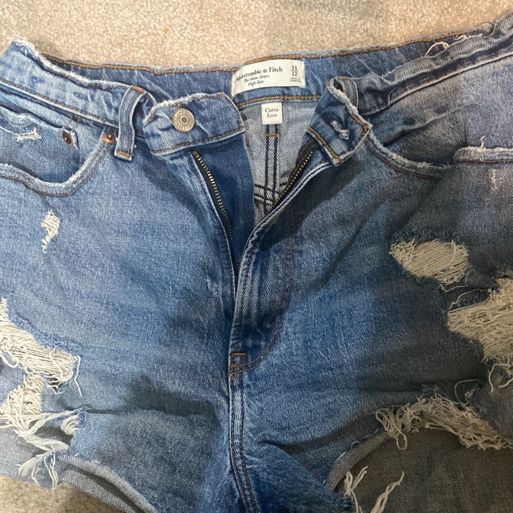 New denim shorts worn once